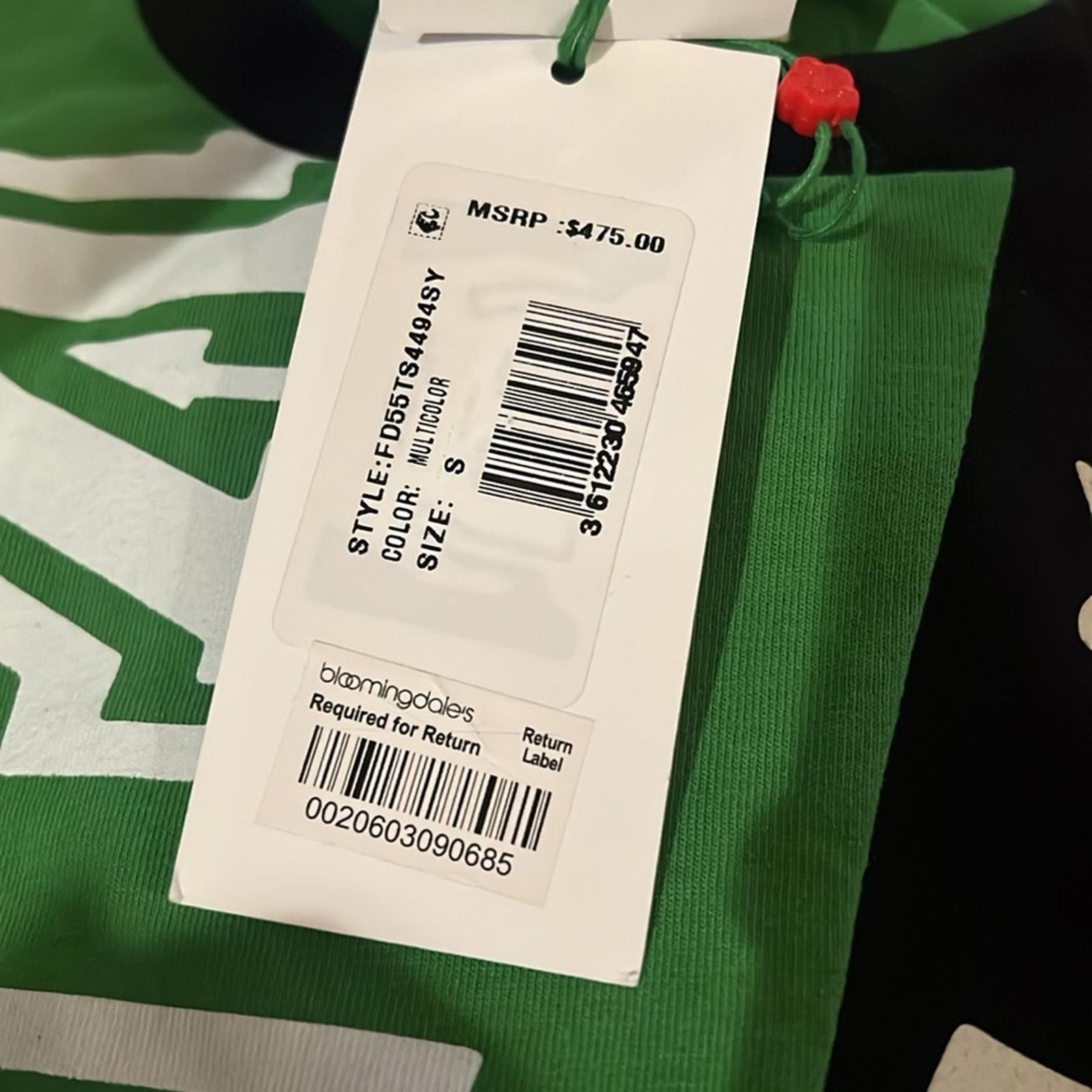 KENZO Flag Print Oversize Cotton T-Shirt, Size S New w/Tag