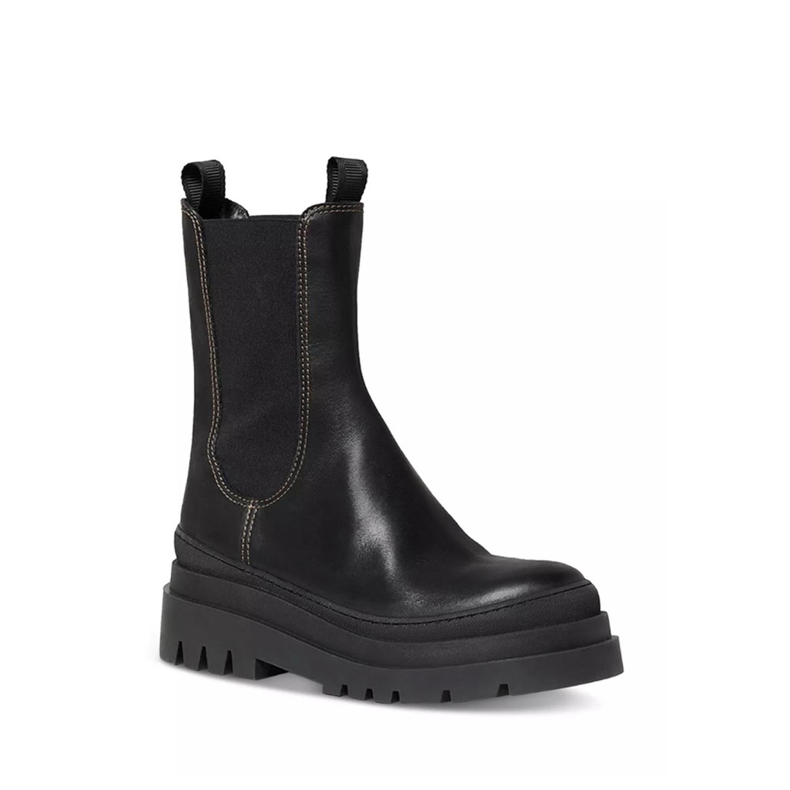Loeffler Randall Carlota Pull On Chelsea Boots Boots, Black Size 9.5 New in Box