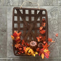 Tobacco Basket Wreath, Thanksgiving Fall Decor, NEW