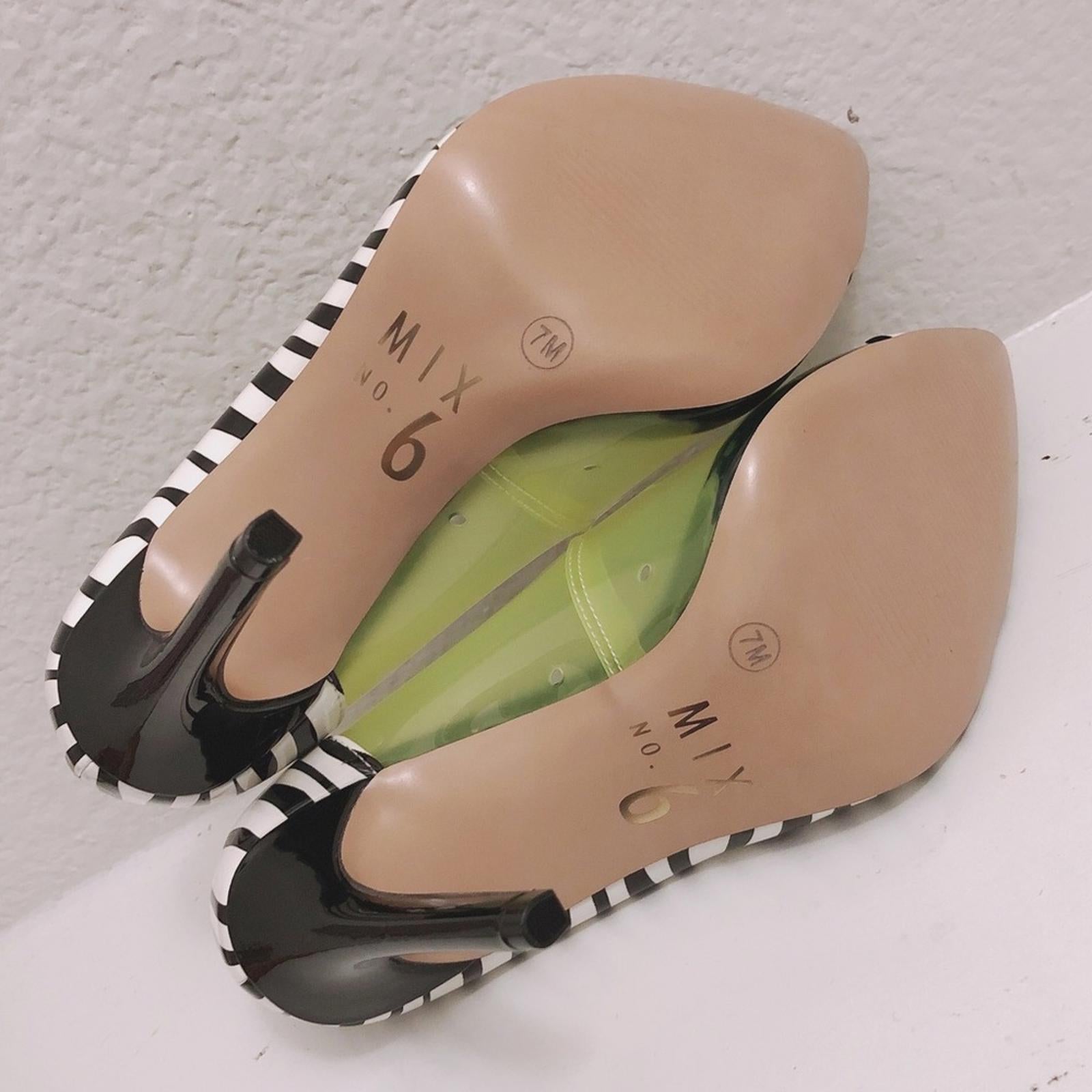 Mix No.6 Adrienne Zebra Print Pump, Shoes Size 7 New in Box