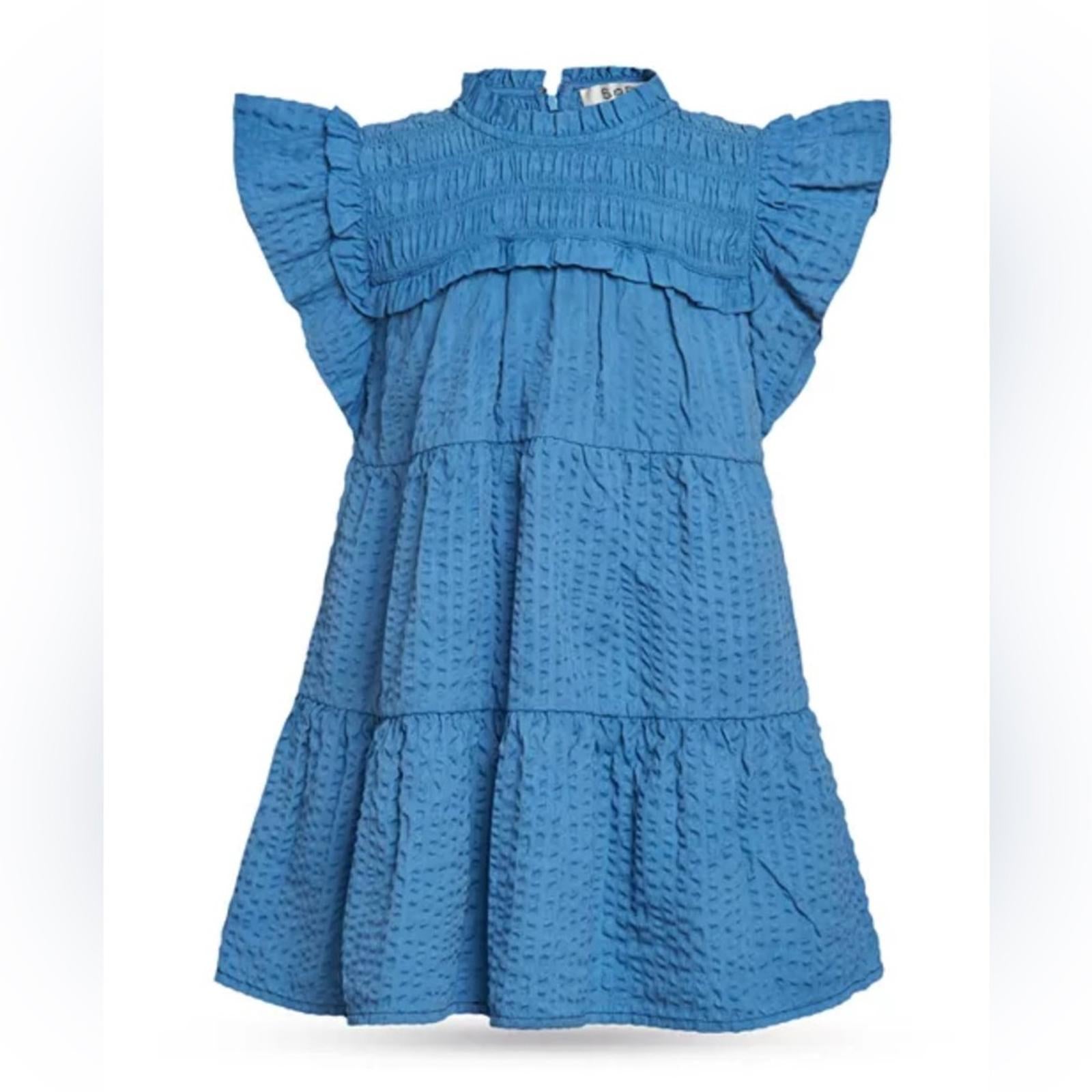 Sea Sevyn Pucker Smocked Dress in Blue, Size 12Y NEW w/Tag