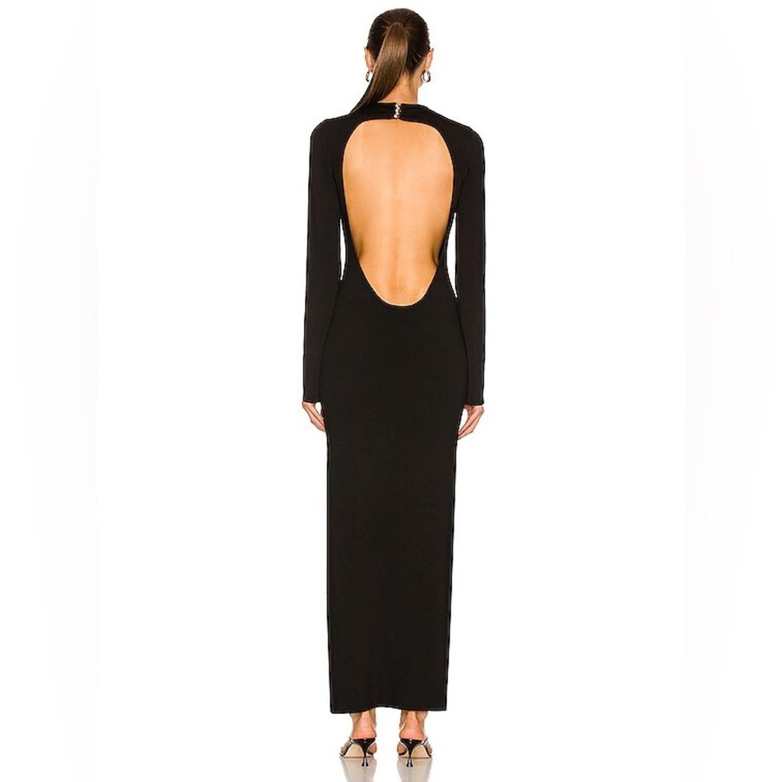 Galvan London x Revolve Athena Pearl Dress in Black, NWT, Size S