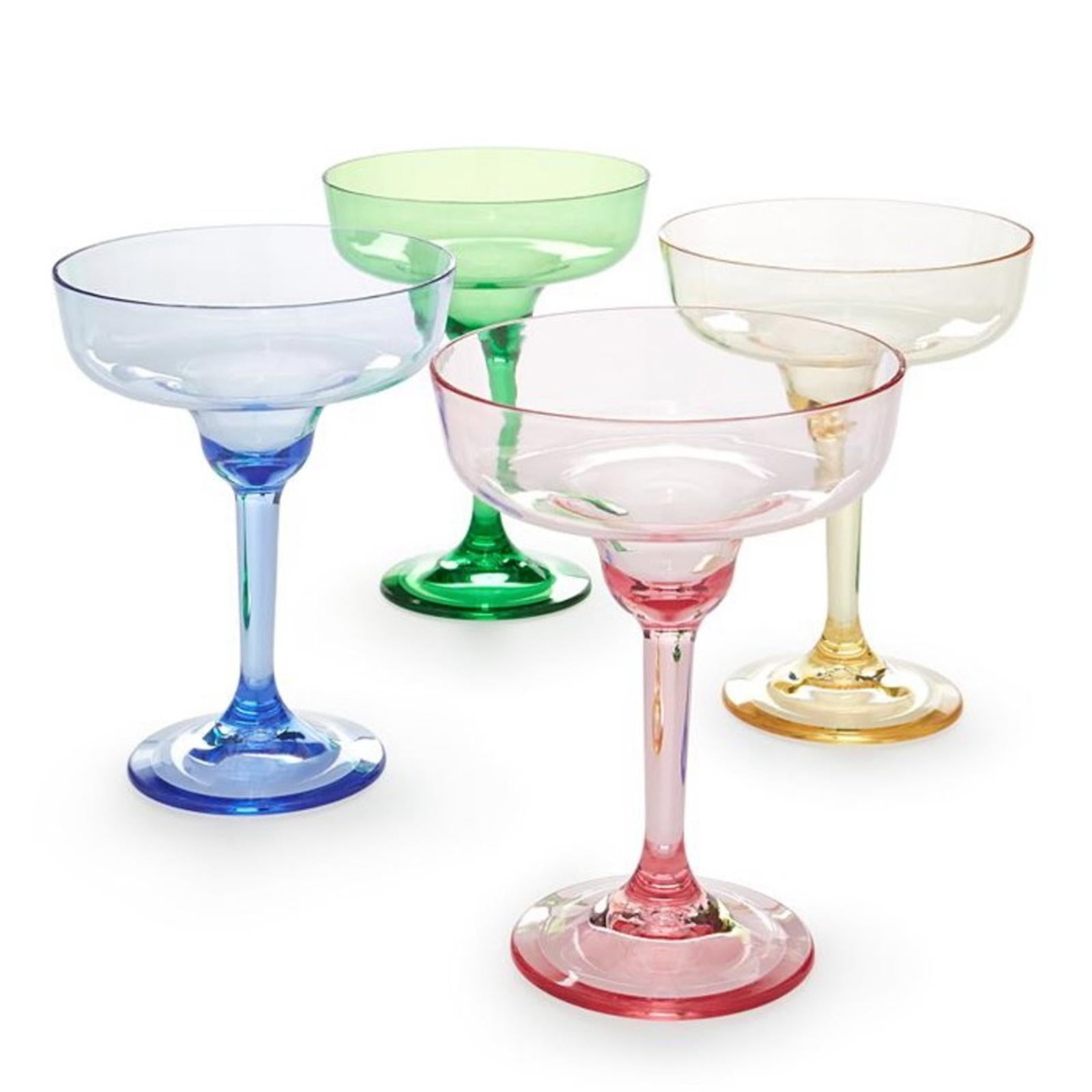 The Cellar Farm Fresh BBQ Set of 4 Acrylic Margarita Glasses, New in Box