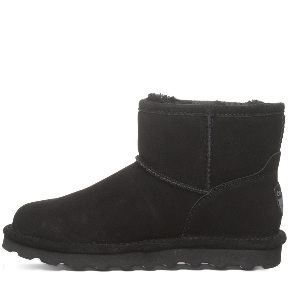 BearPaw Alyssa Suede Ankle Boots in Black, NWT, Size 11