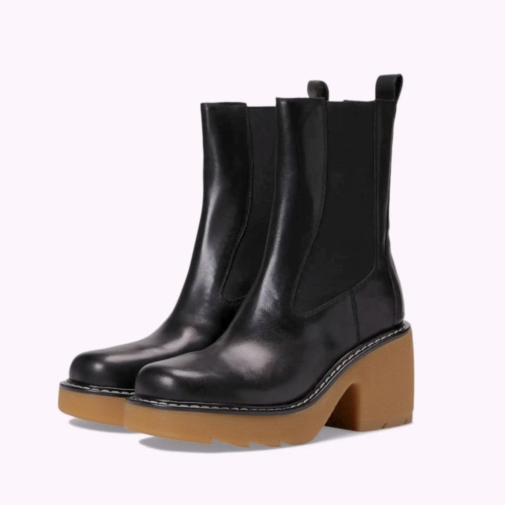 Marc Fisher LTD Lug Sole Boots in Black Size 5.5M New in Box MSRP $229