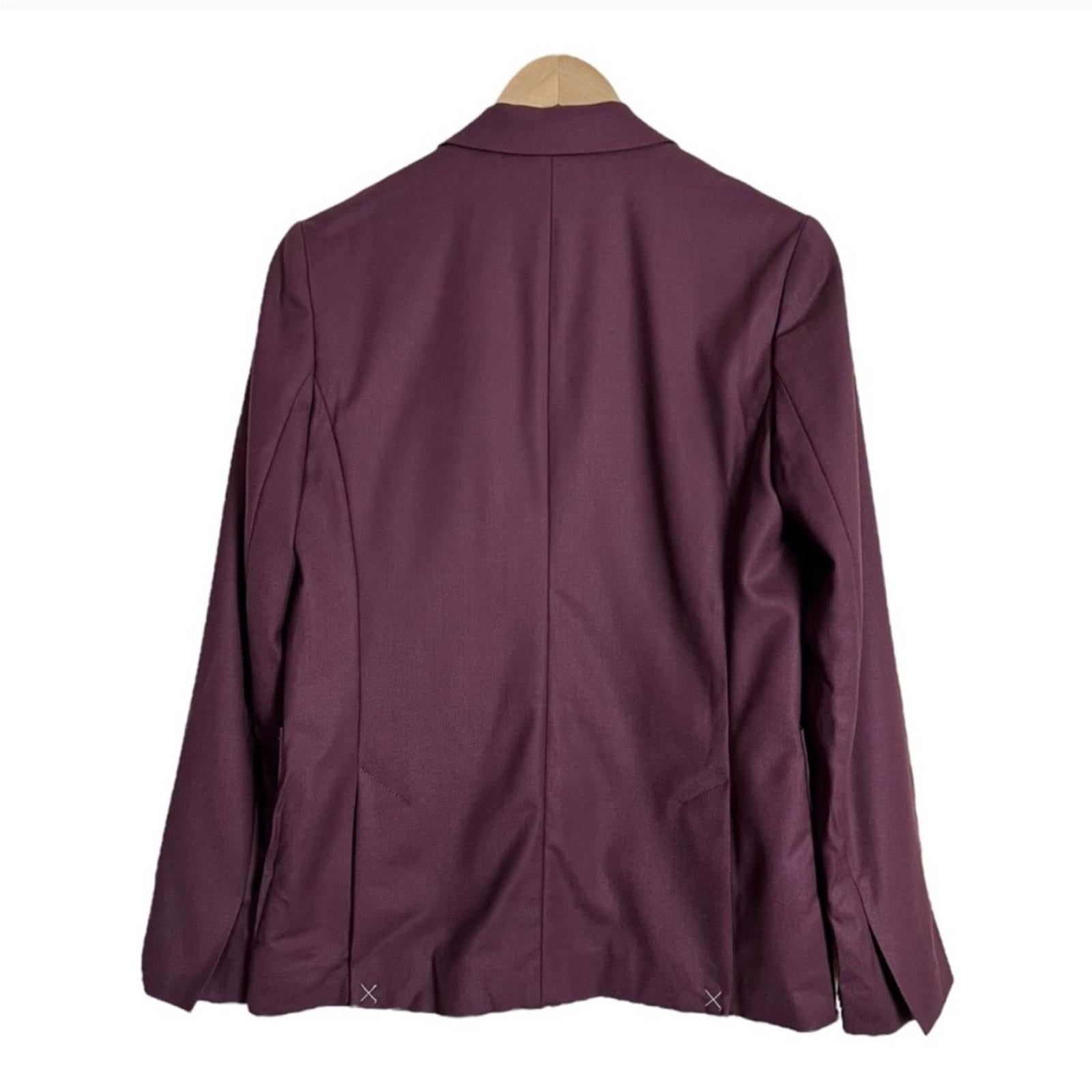 AWAY The Roundtrip Double-Breasted Blazer in Wine, Size 2X New w/Tag