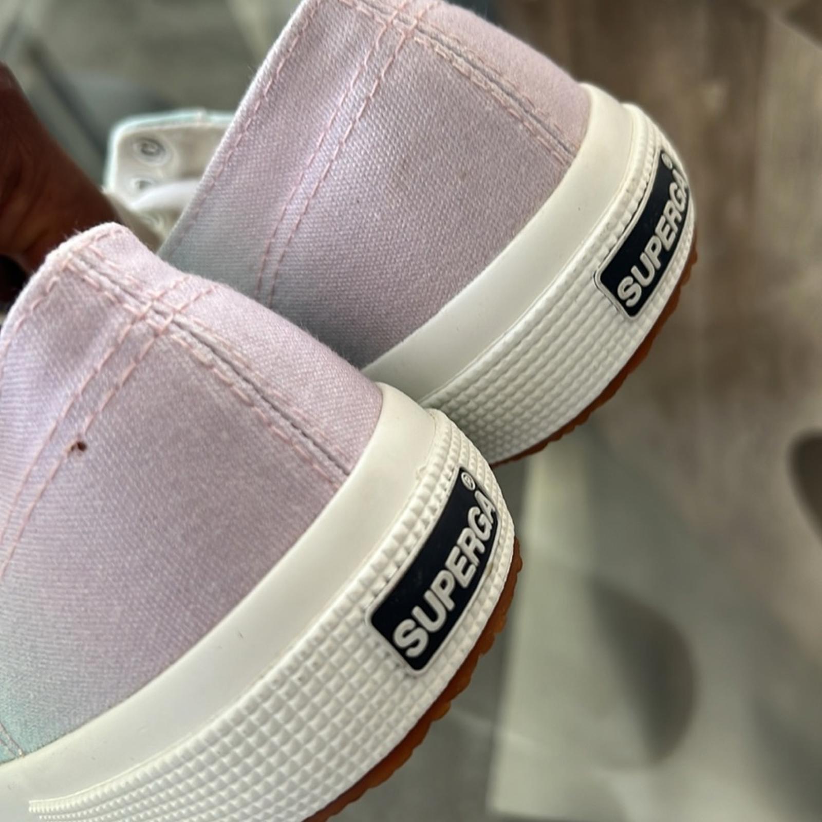 NEW Superga 2750 Gradient Print Pastel Rainbow Sneakers, Size EU 39 New w/o Box