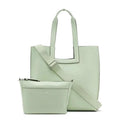 NEW Calvin Klein Bette XL Tote Crossbody Set Green, Vegan Shoulder Bag Duo $178