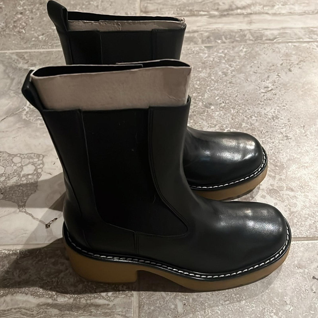 Marc Fisher LTD. Women's Fredy Mid Calf Booties, Black Size 11 New in Box $229