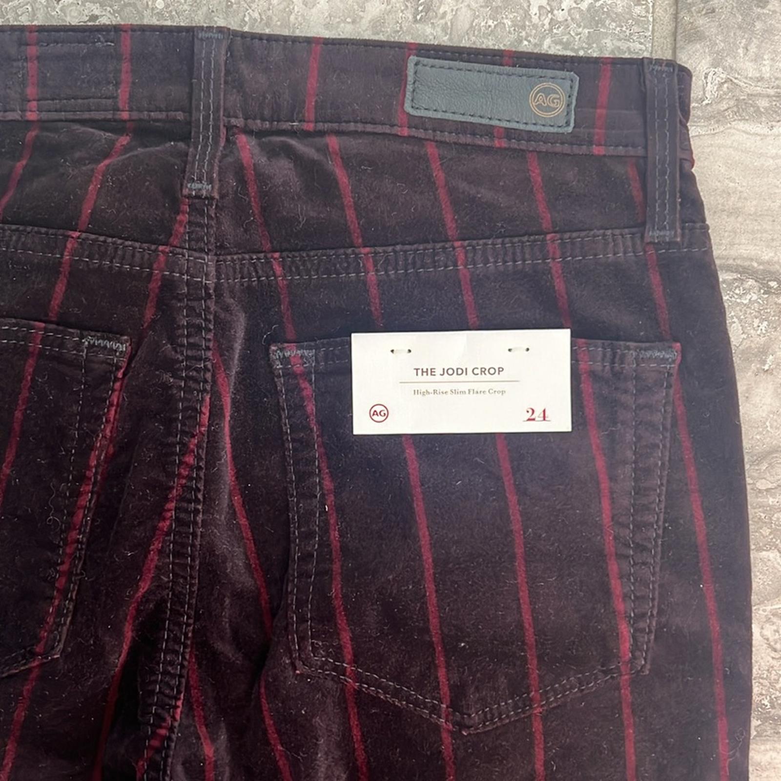 Adriano Goldschmeid The Jodi Crop High-Rise Slim Flare Crop Jeans, Size 24 NWT