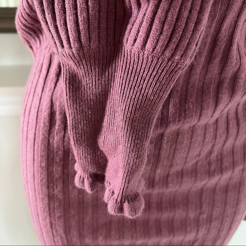 Ellie Tahari Cashmere Balloon Sleeve Sweater Dress Size S New w/Tag