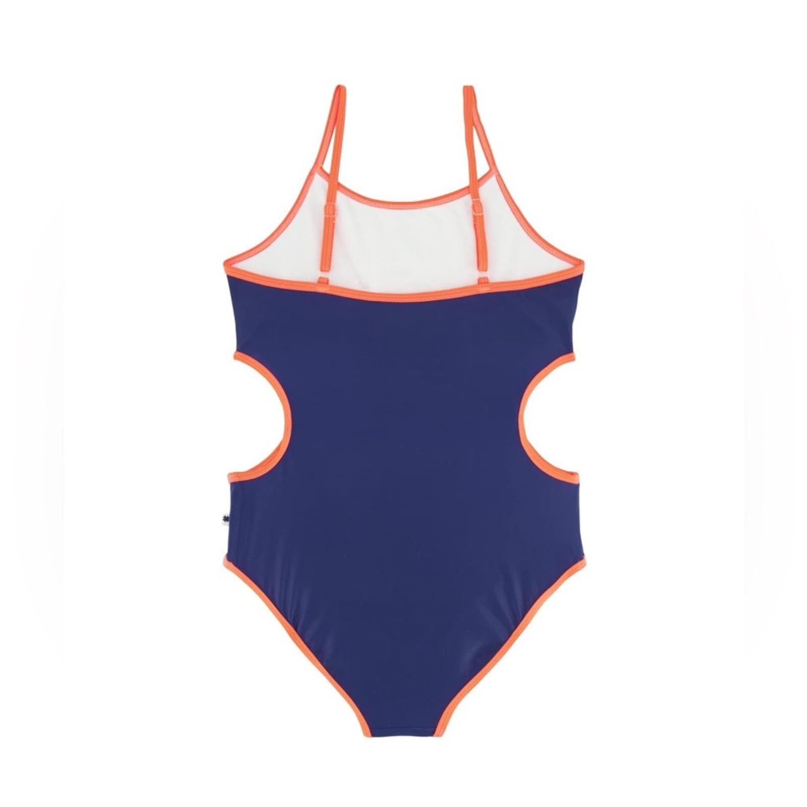Lucky Brand Girls' One-Piece Swimsuits UPF 50+ Sun Protection Size L(12/14) NWT