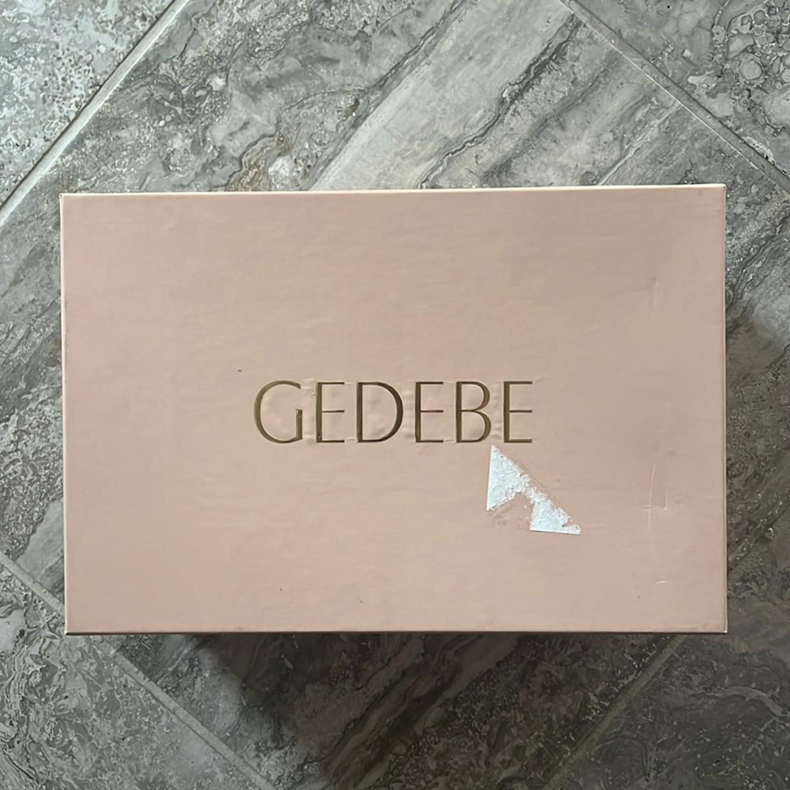 Gedebe Women's Cassis Embellished Slide Sandals, Size 38 New in Box $725