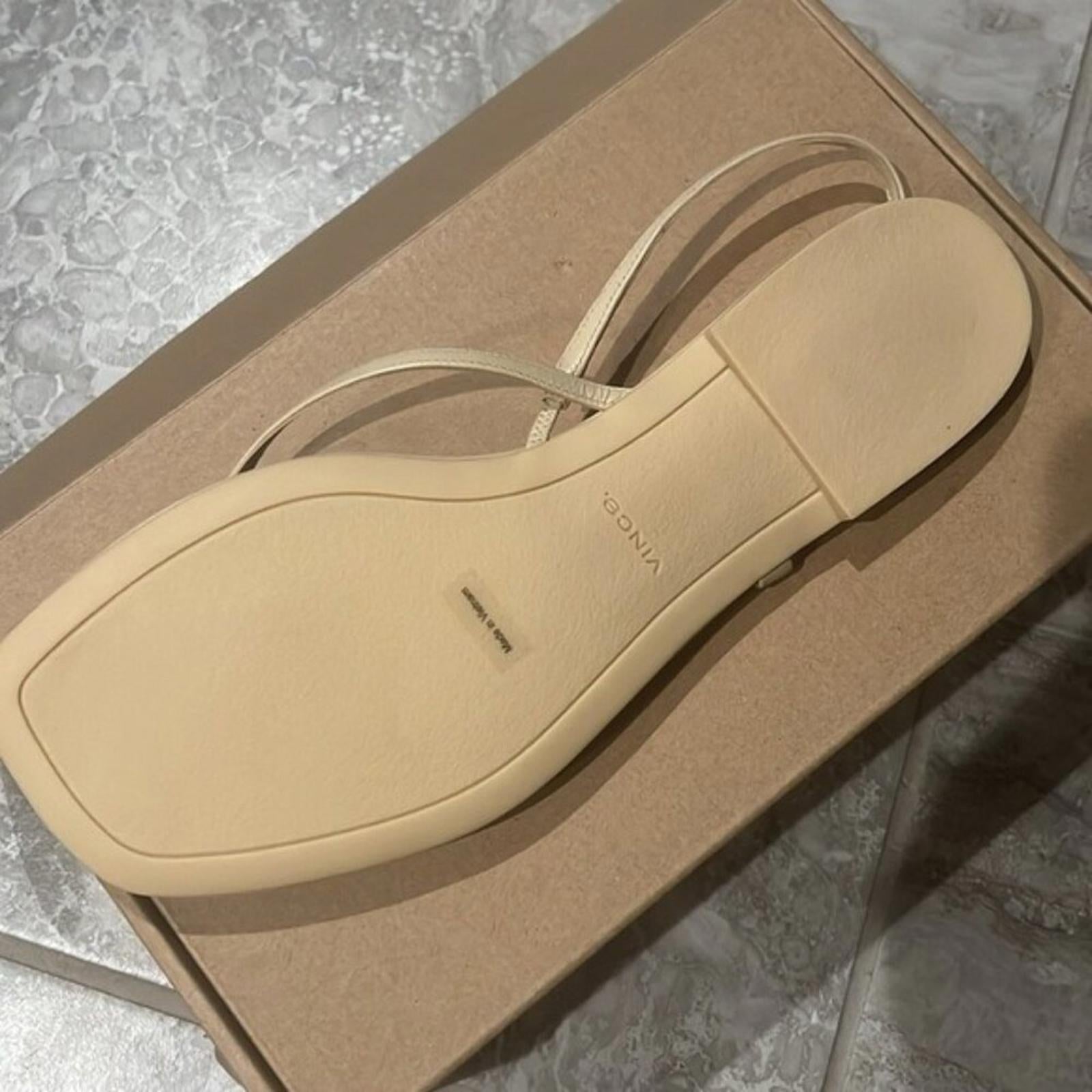 Vince Deana Strappy Sandals in Warm Brass, Size 11 New in Box
