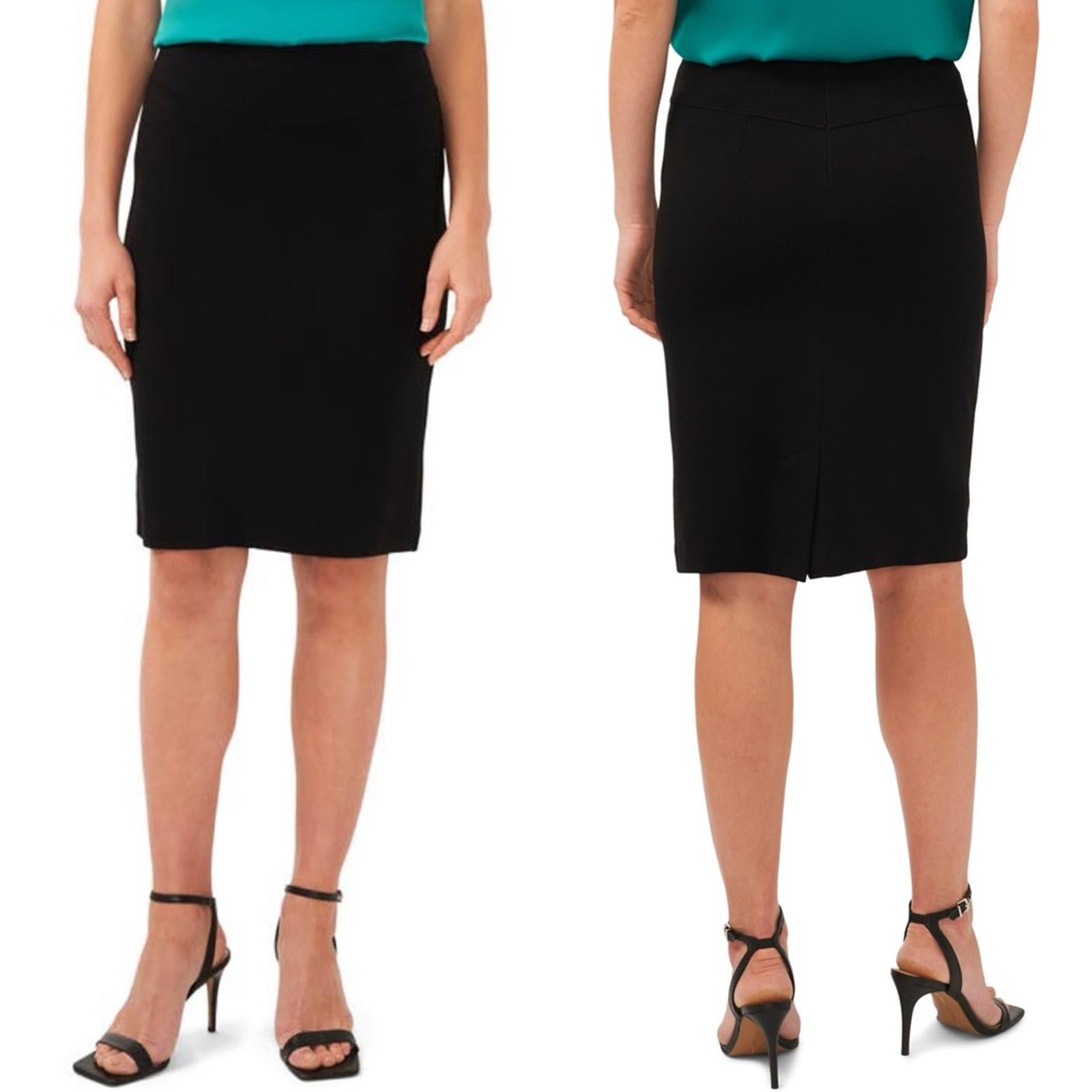 NEW Halogen Seamed Skirt in Rich Black, Size S New w/o Tag $69