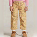 Ralph Lauren Floral Canvas Cropped Wide Leg Pants, Alvarado Wash, Size 16 NWT