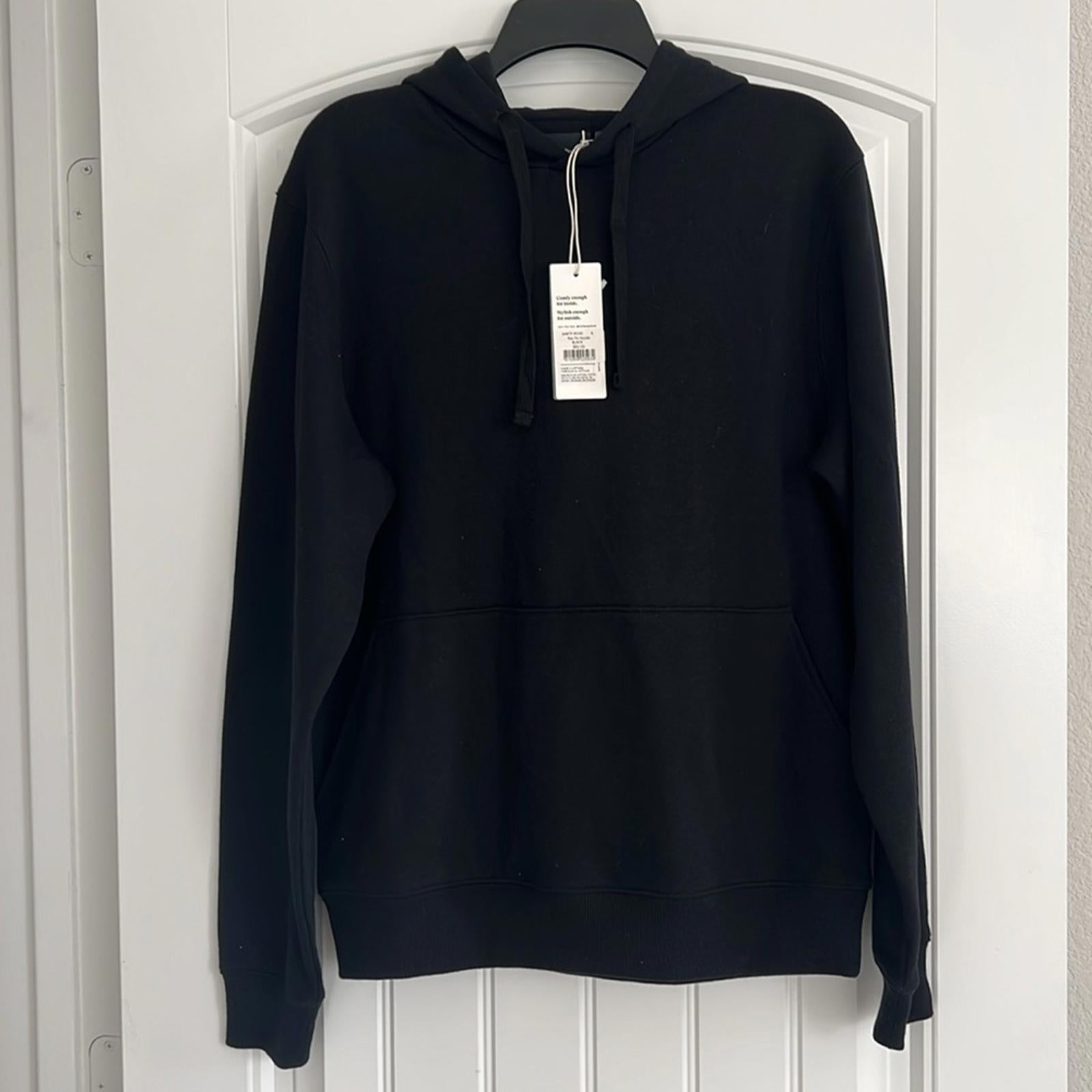 Richer Poorer Men's Recycled Fleece Hoodie in Black, Size S New w/Tag