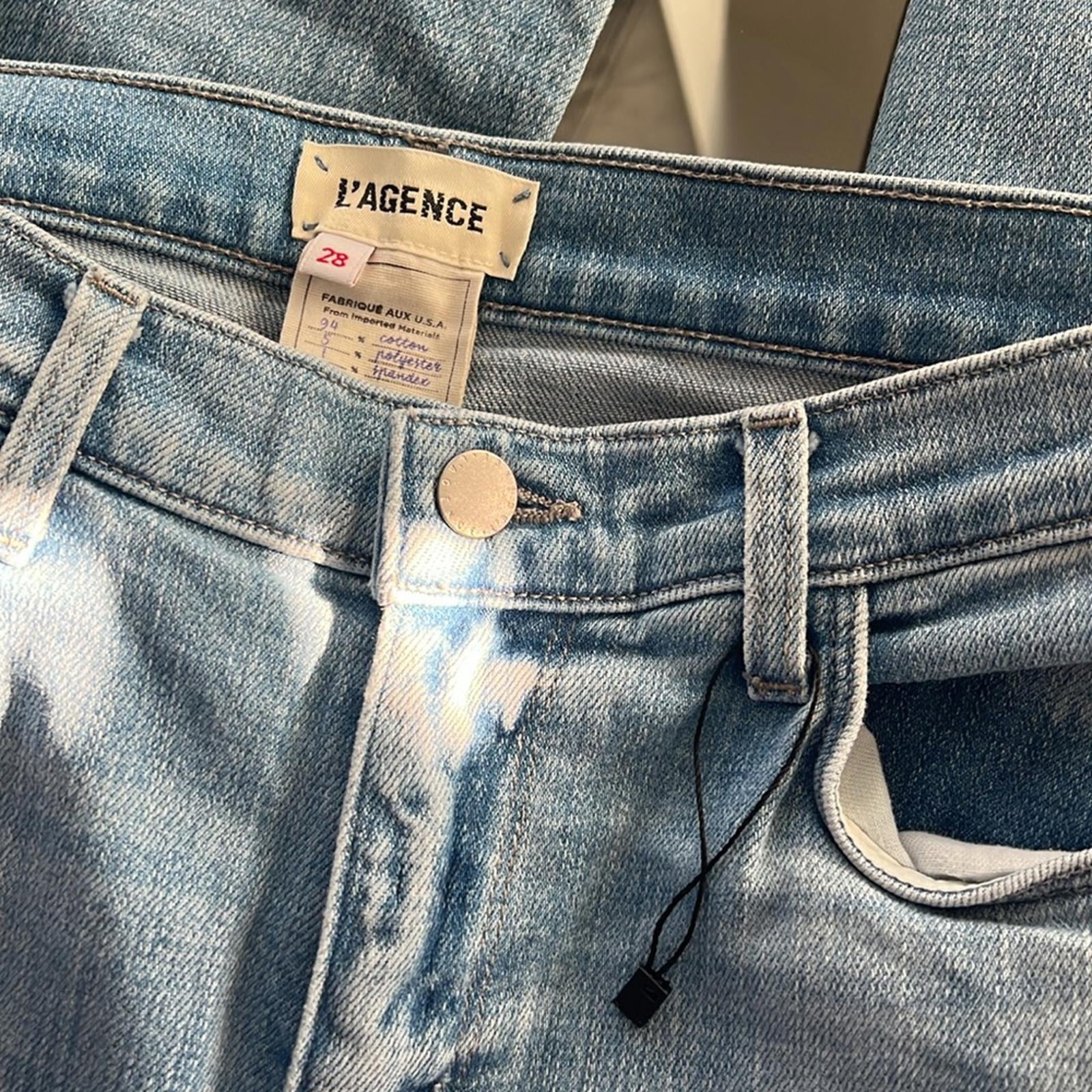 L’Agence xRevolve El Matador French Slim High Waist Jeans Blue Size 28 EXCELLENT