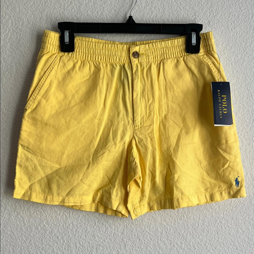 Polo Ralph Lauren Big Boys Polo Prepster Shorts in Oasis Yellow, Size 16, NWT