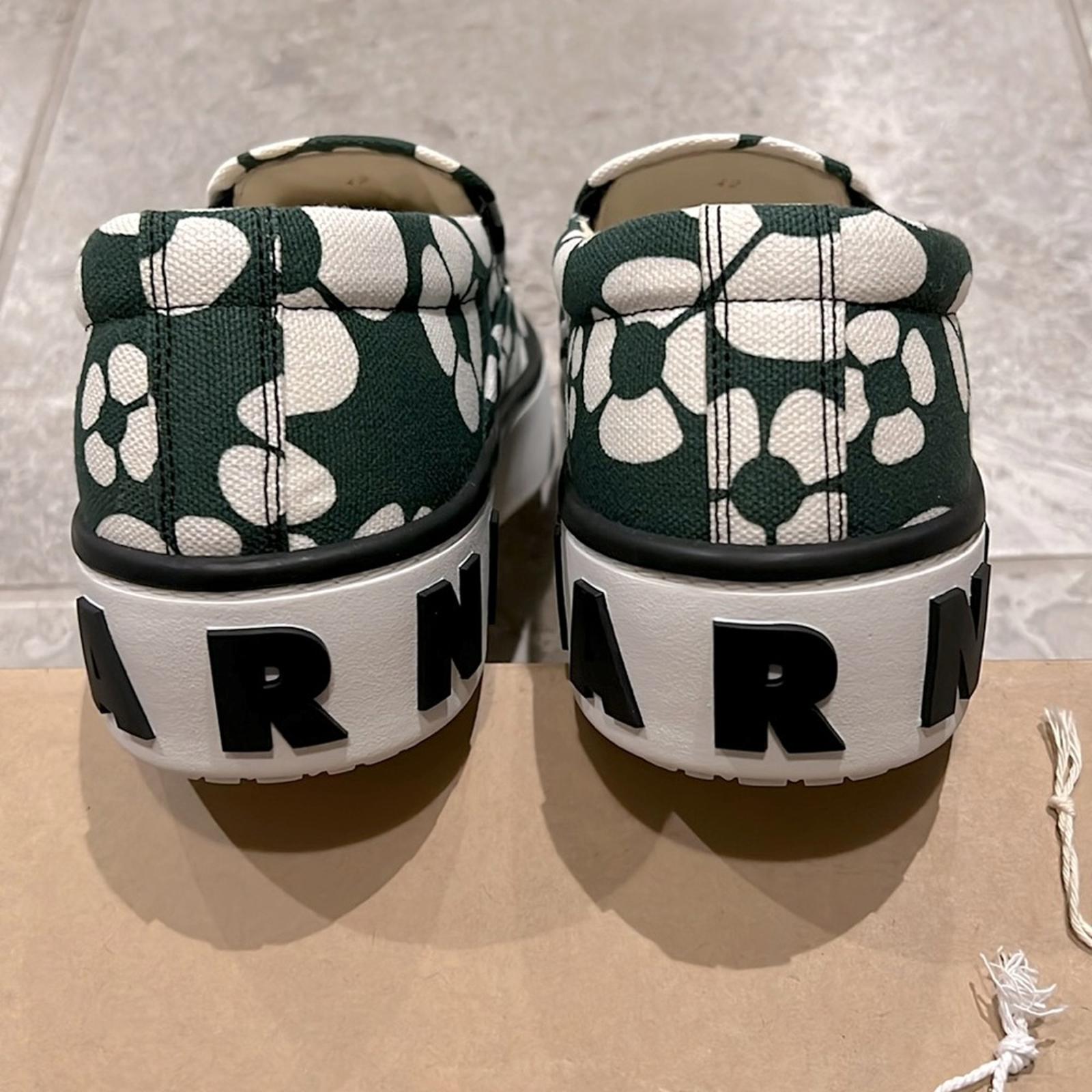 Marni x Carhartt WIP Floral Low Cut Slip-On Sneakers, Size 42 New +DustBag $750