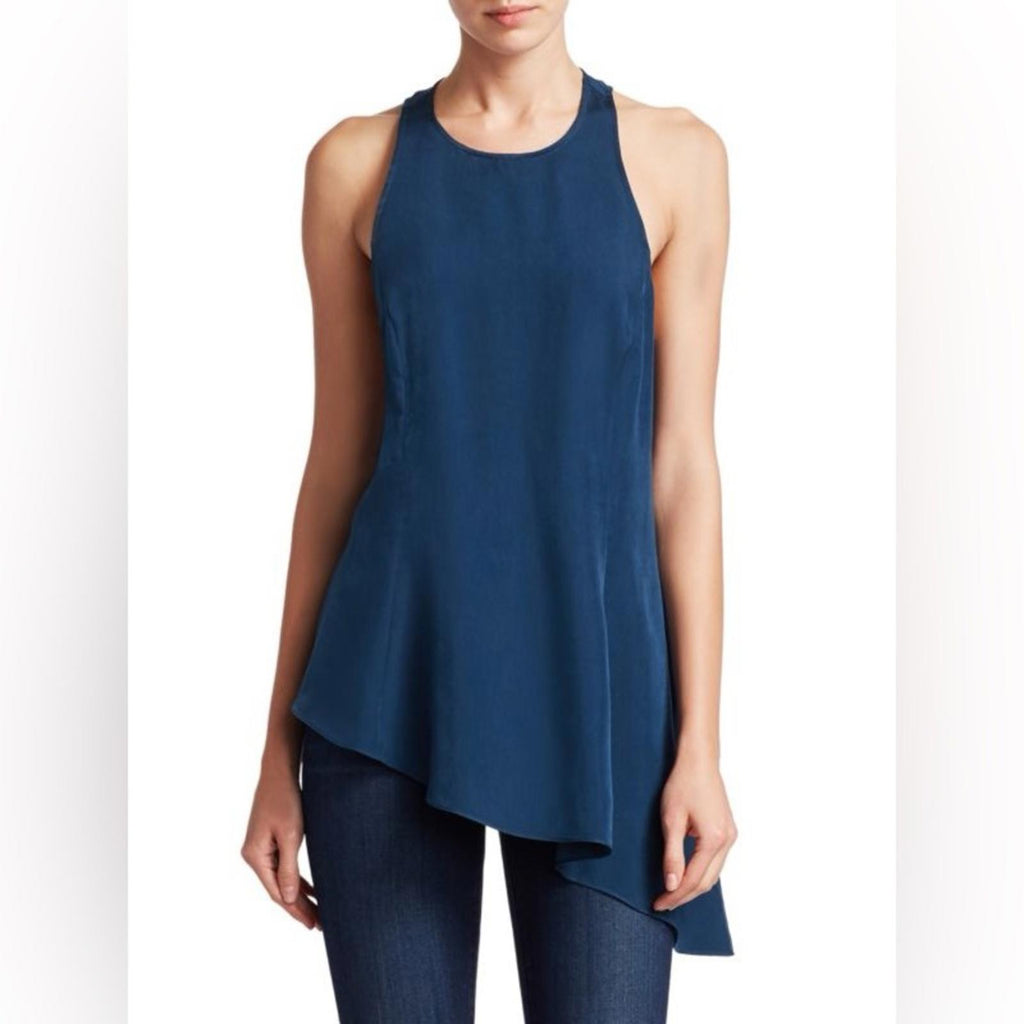 Cinq à Sept Dylan Asymmetric Peplum Top, Size M New w/Tag Retail $265 SOLD OUT!