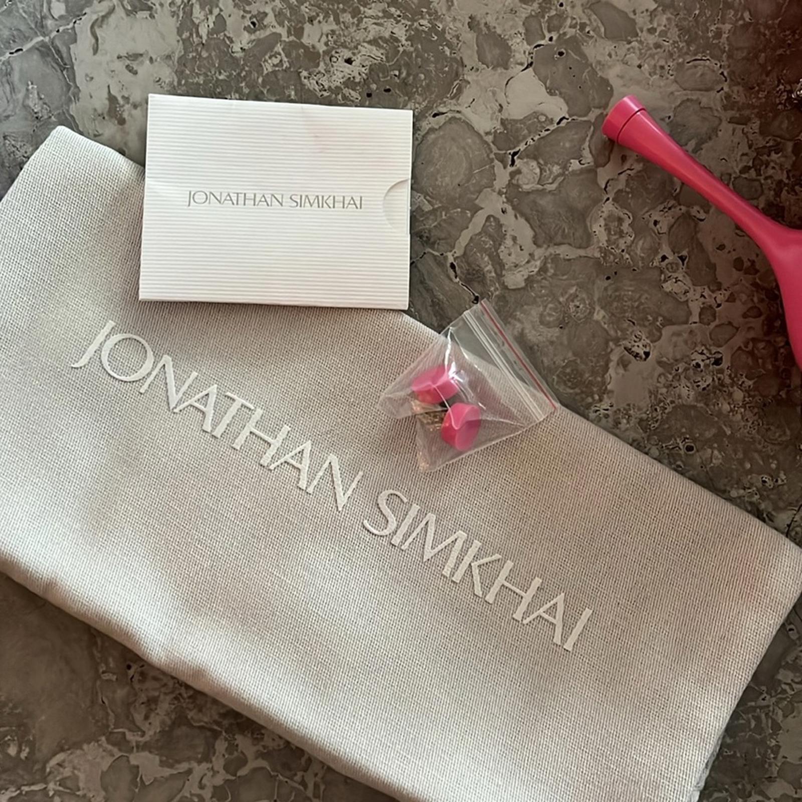 Jonathan Simkhai Luxon Crystal Harness Sandals in Pink, Size EU41 Retail $675