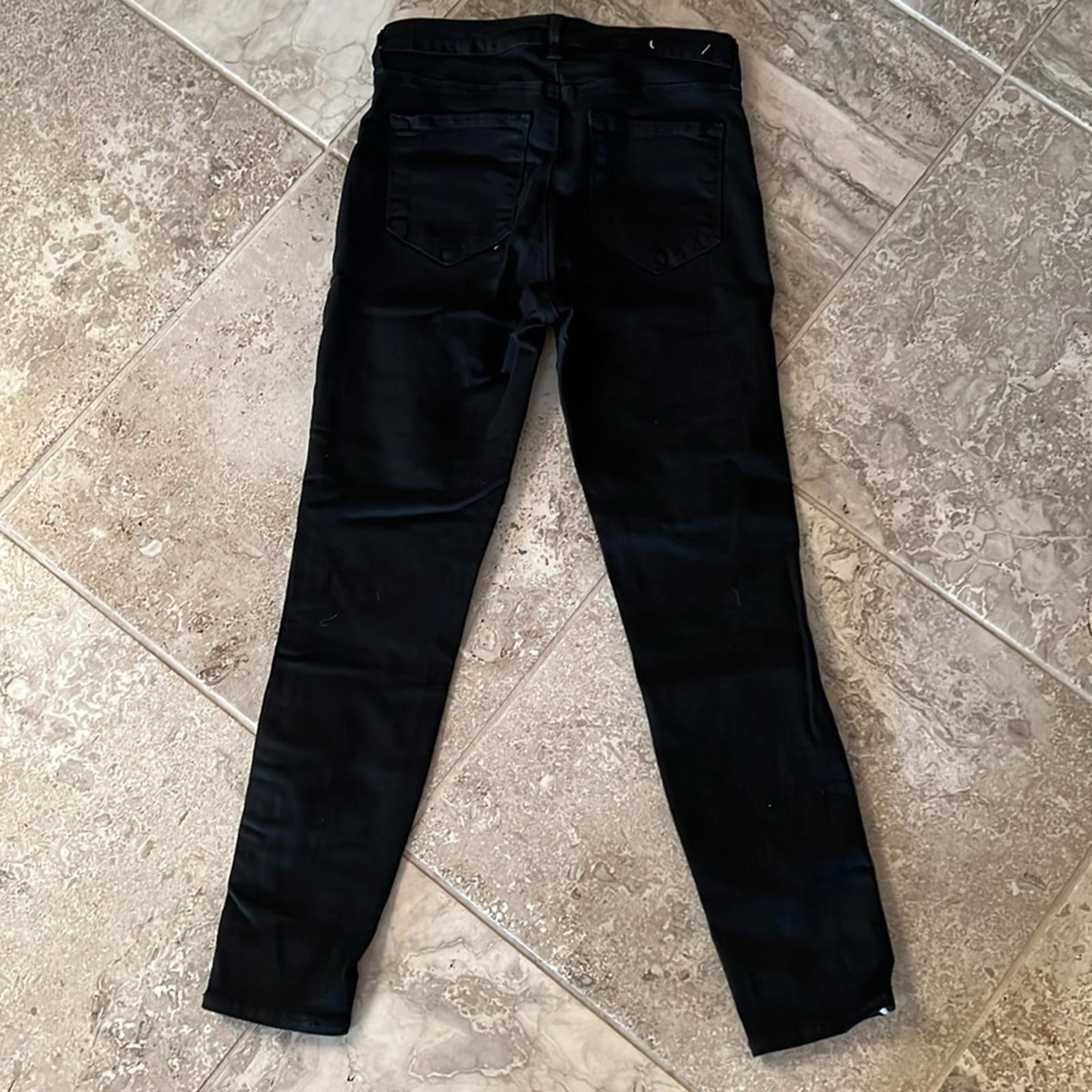L’Agence Margot Skinny High-Rise Jeans in Black, Size 28 NEW