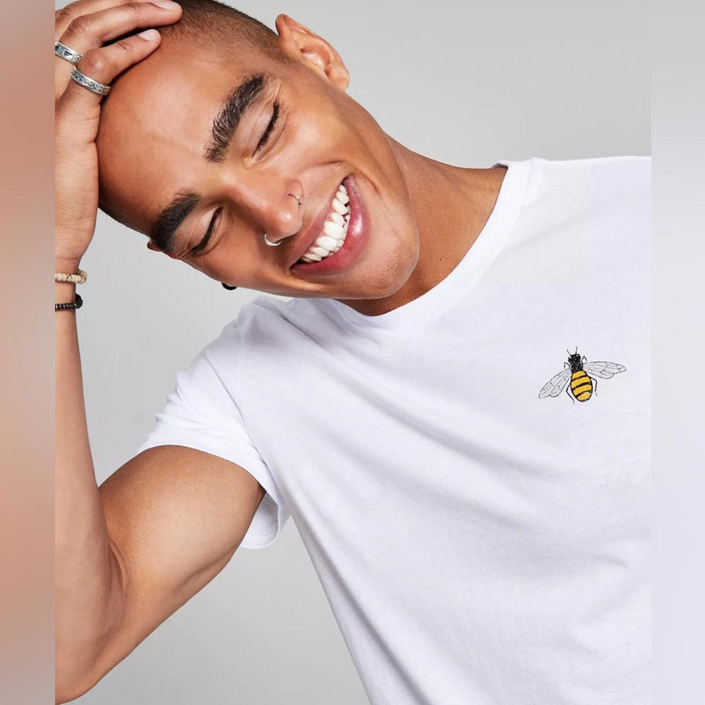 And Now This Men's Bee Graphic T-Shirt in White, Size XXL New w/Tag
