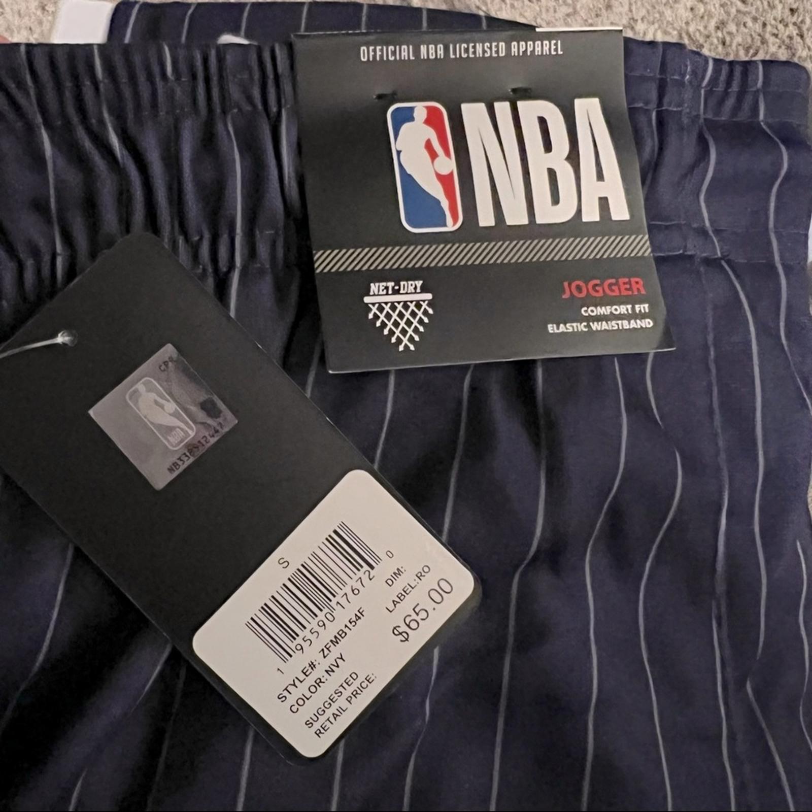 NBA Striped Comfort Fit Track Pants w/Elastic Waist New with Tag