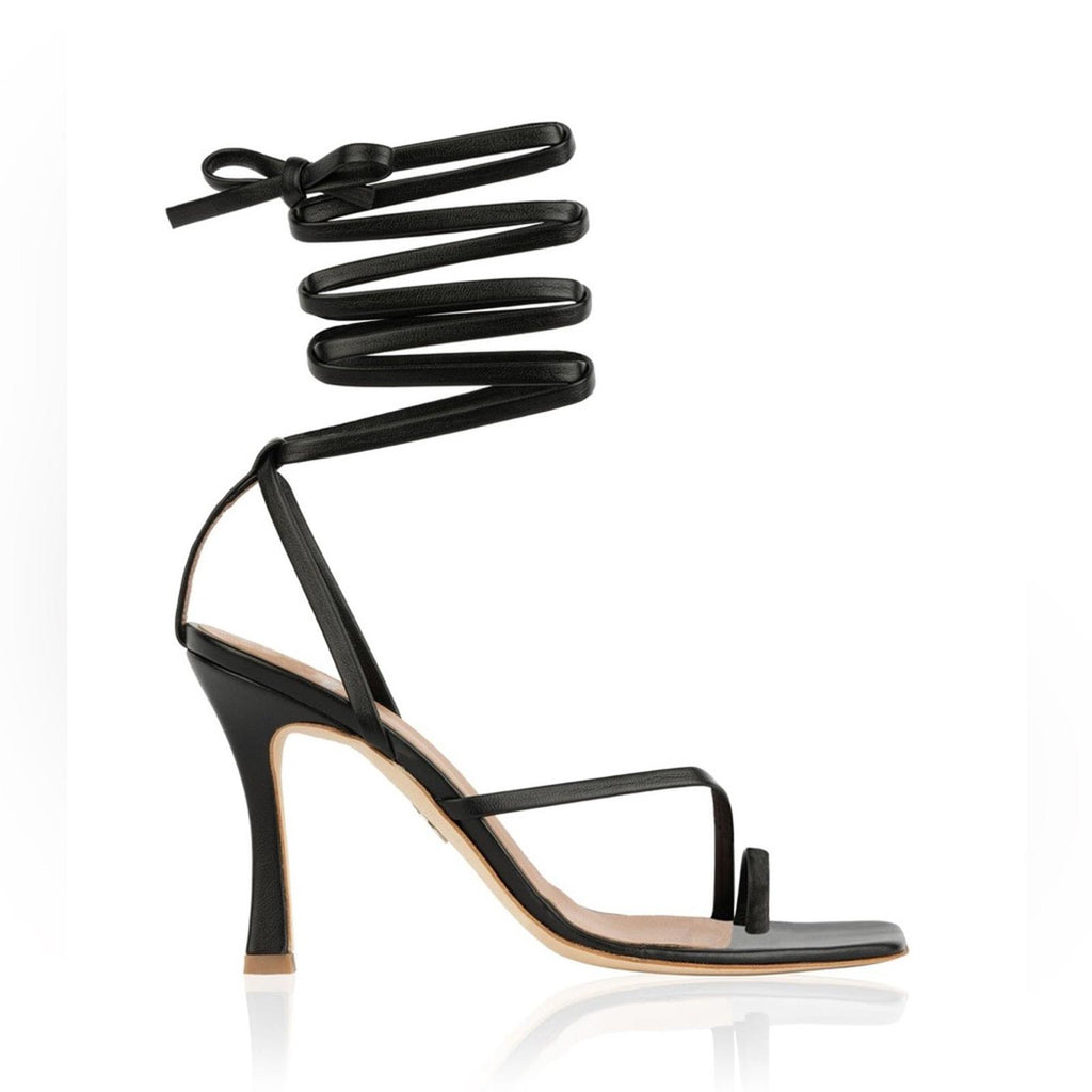NEW Brother Vellies Bike Strappy Tassel High Heel Sandals, Made in Italy $495
