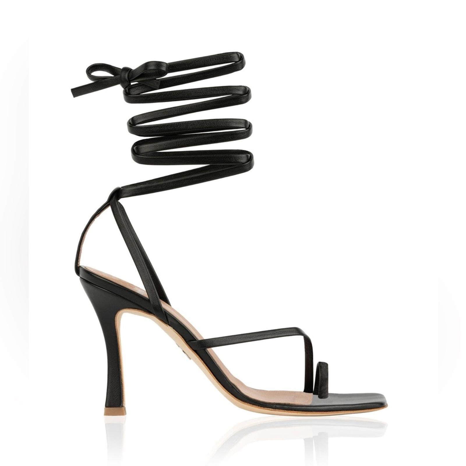NEW Brother Vellies Bike Strappy Tassel High Heel Sandals, Made in Italy $495