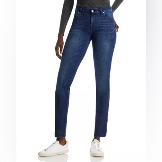 7 For All Mankind Kimmie Mid Rise Slim Straight Jeans in Dian, NEW, Size 31
