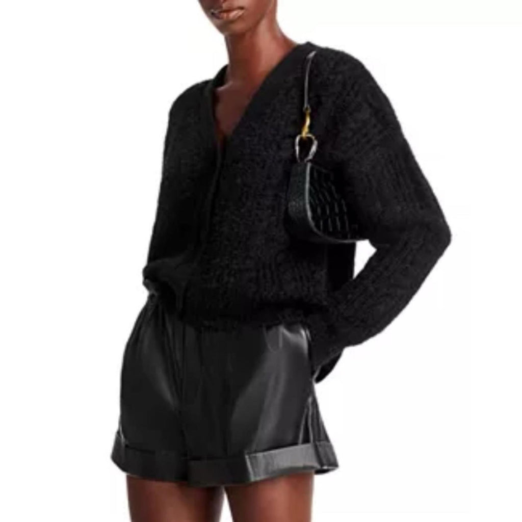 Lucy Paris Camden Cutout Cardigan in Black, Size S New w/Tag