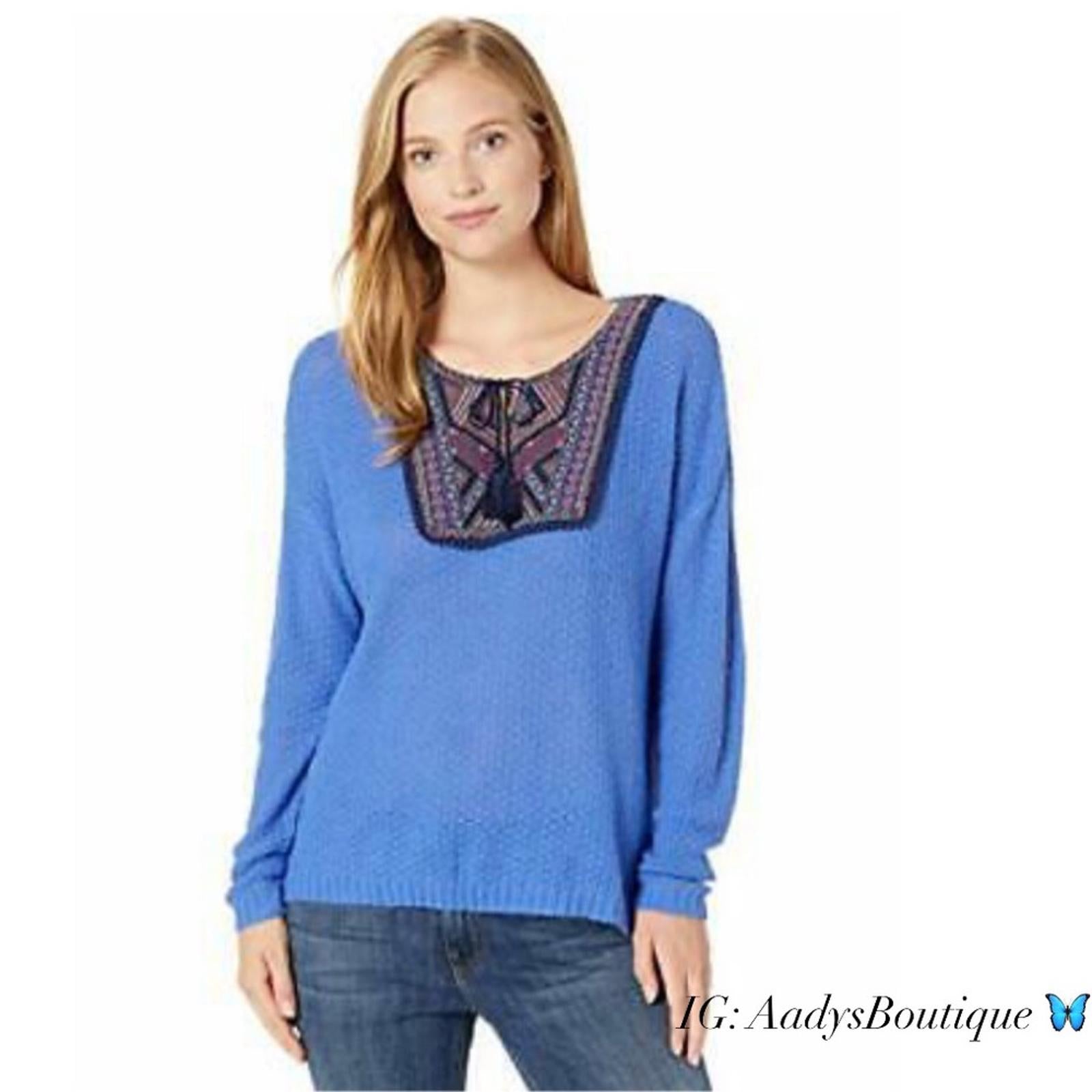 Vintage America Blues Sydney Sweater w/Tassel, Size S New w/Tag