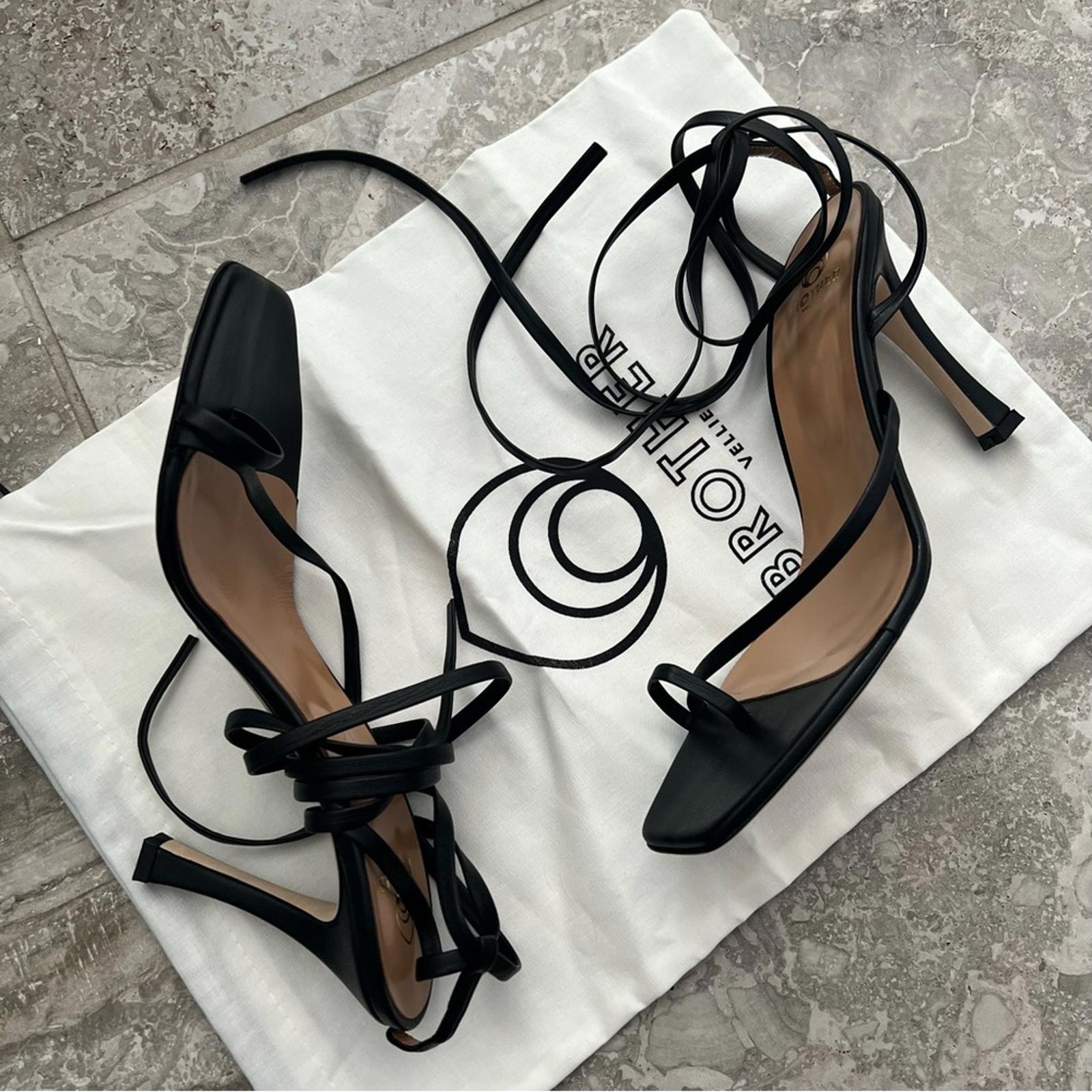 NEW Brother Vellies Bike Strappy Tassel High Heel Sandals, Made in Italy $495