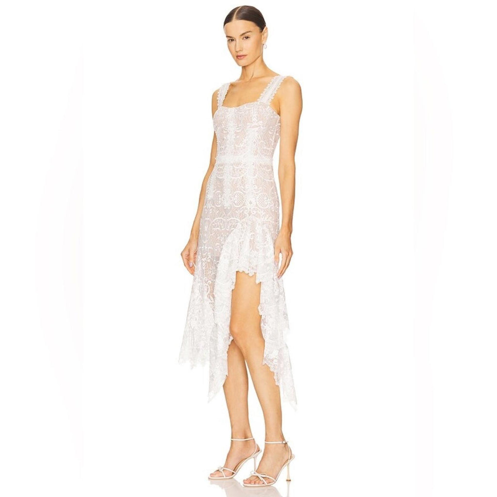 Bronx and Banco Tiffany Blanc Dress in White, Revolve, NWT, Size 4