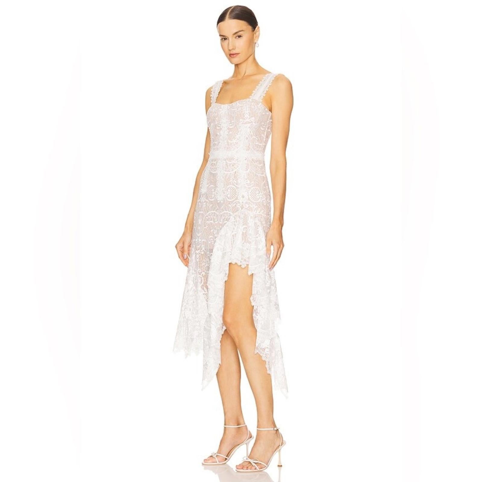 Bronx and Banco Tiffany Blanc Dress in White, Revolve, NWT, Size 4