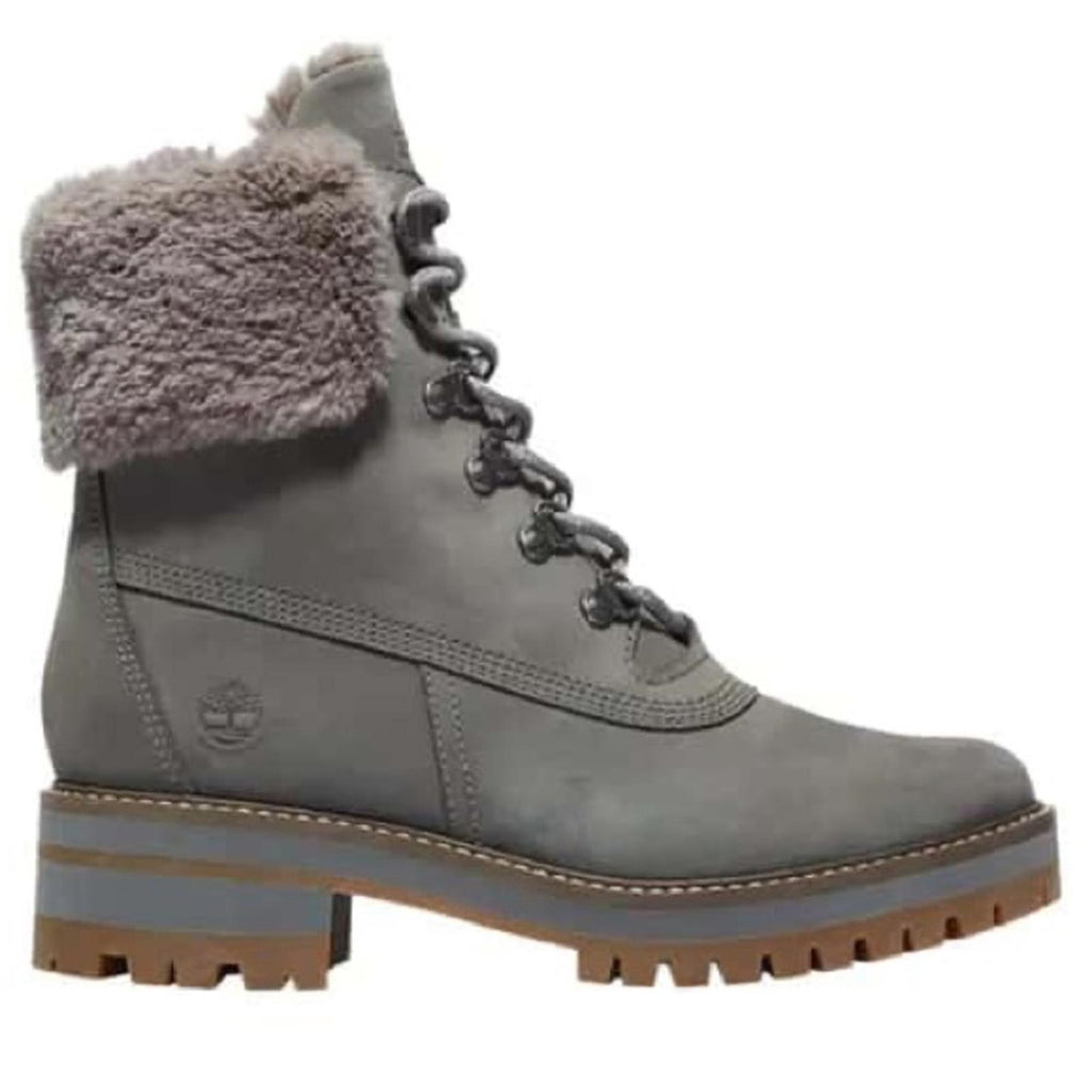 Timberland Courmayeur Valley Waterproof 6” Boots in Med Grey, Size 8 NEW in Box