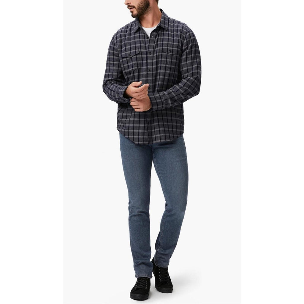 Paige Everett Plaid Flannel Button-Up Shirt, Size S, NEW