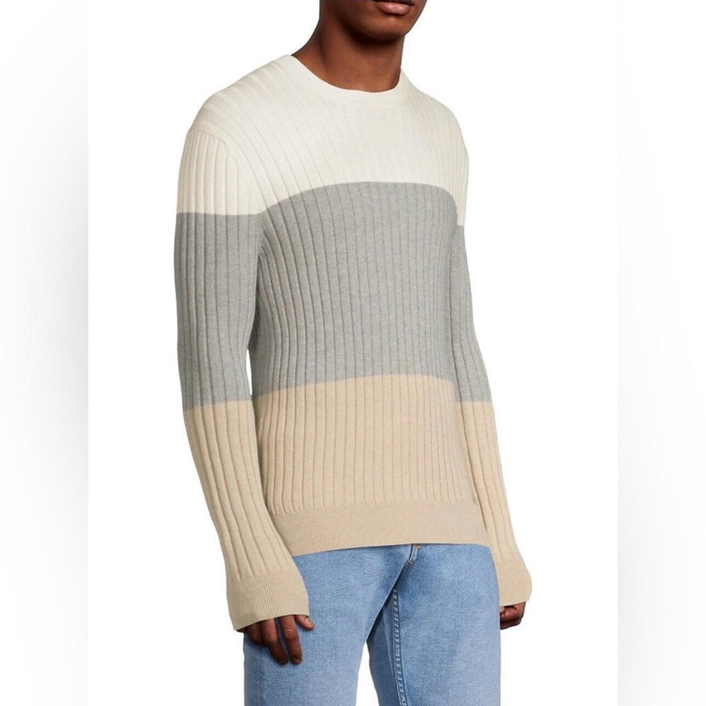 ATM Anthony Thomas Melillo Men's Cashmere Color-Blocked Sweater, Size XL, NWT