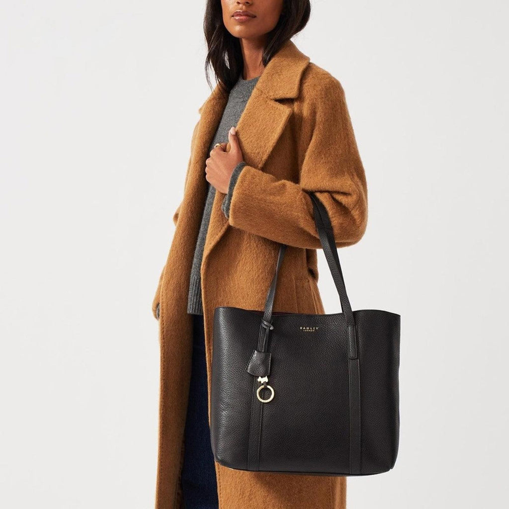 RADLEY London Museum Street Large Open-Top Tote in Dark Brown, NWT