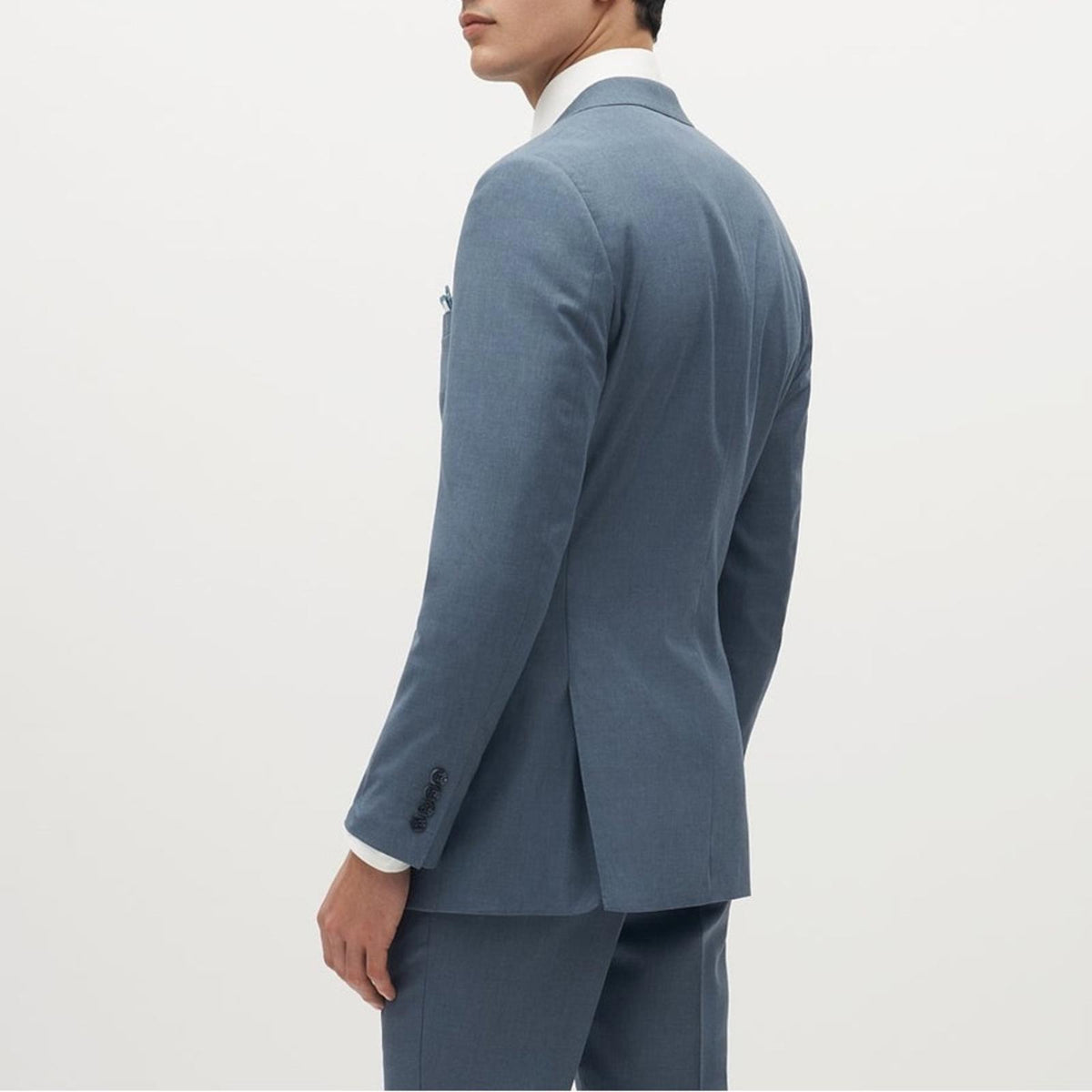 Suit Shop Men's Light Blue Slim Jacket Size 48 Long, New w/Tag, Retail $199