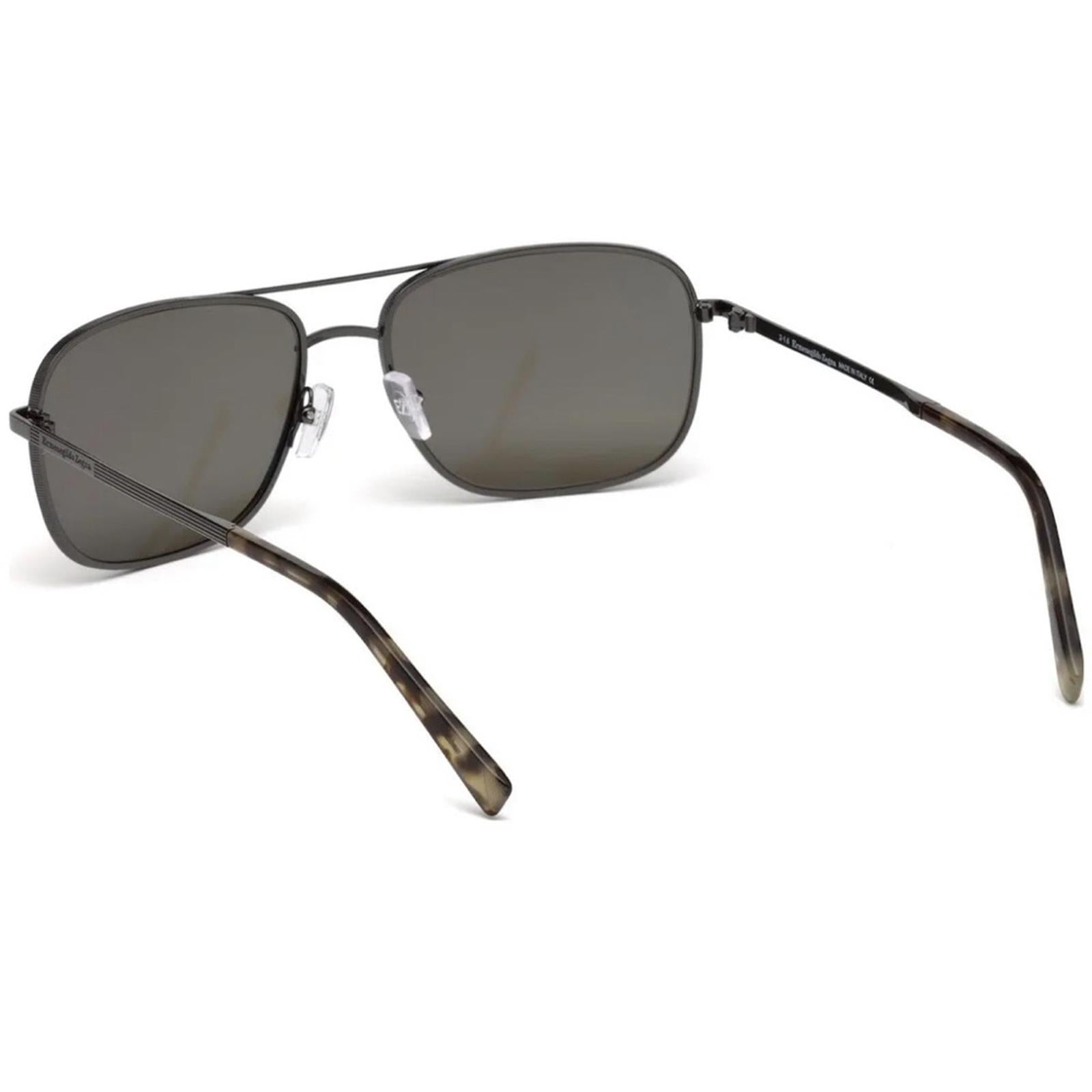 Ermenegildo Zegna Men’s Aviator Sunglasses + Original Case, EZ0079 16788 NWT