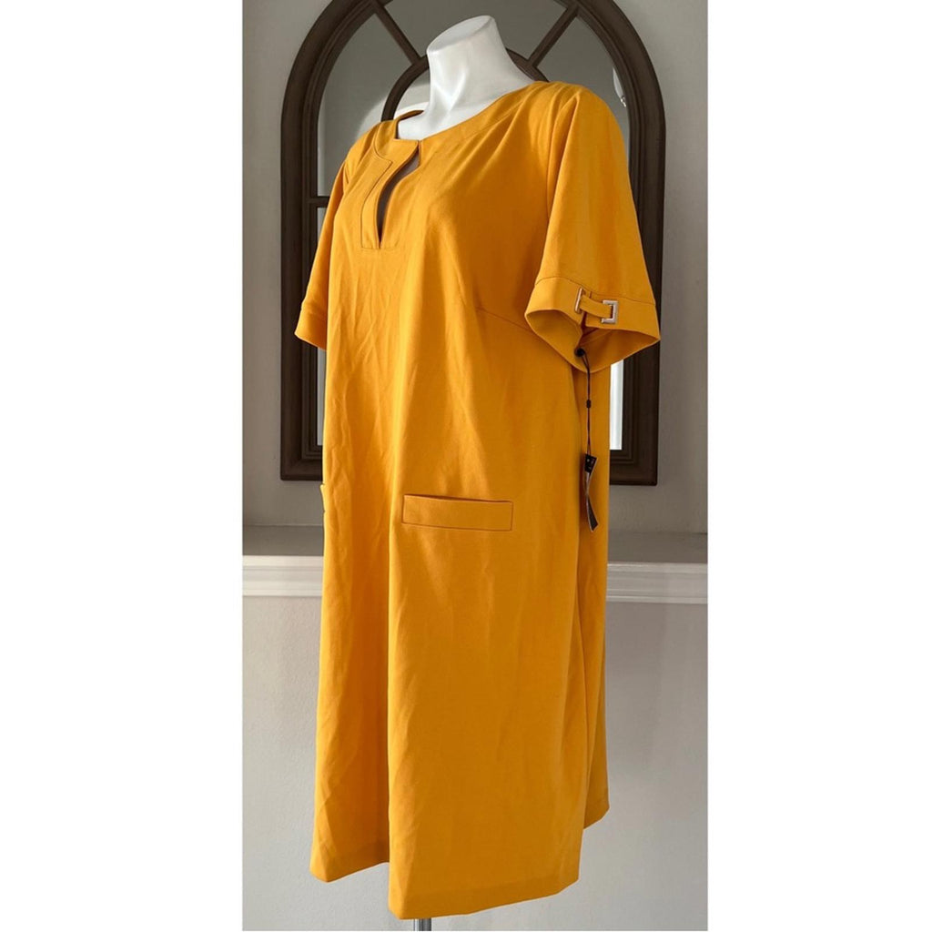 Tommy Hilfiger Sheath Dress in Sunflower, Size 20W New w/Tag