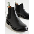 Polo Ralph Lauren Bryson Leather Chelsea Boots w/ Elastic Panels, NWT, Size 8.5