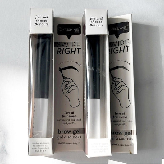 X2 The Crème Shop Swipe Right Brow Gel in Black, New w/Tag
