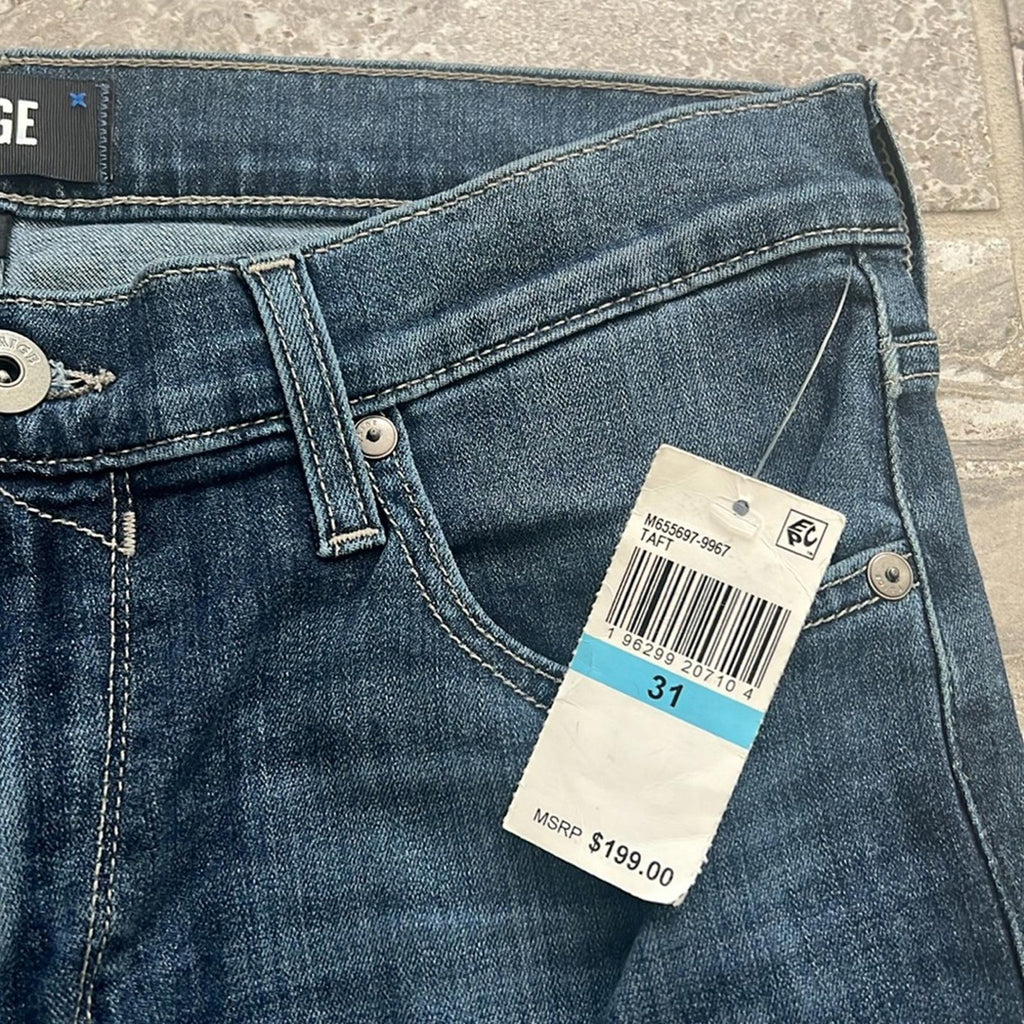 Paige Federal Straight Slim Fit Jeans in Taft, Size 31 X 34 New w/Tag