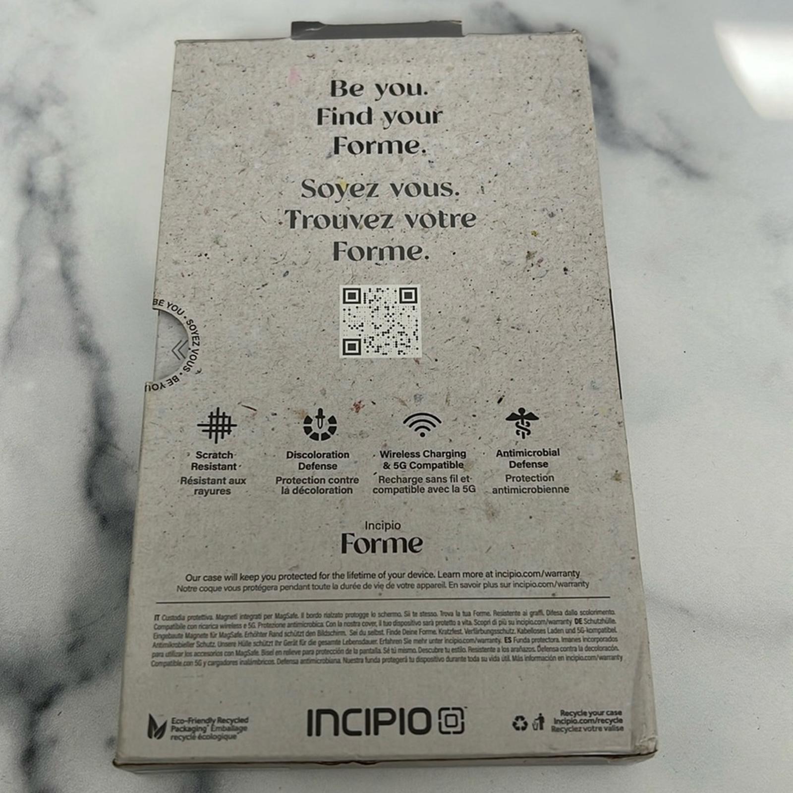 Incipio Forme Protective MagSafe Case for iPhone 14 Pro, Topographic Pink NEW