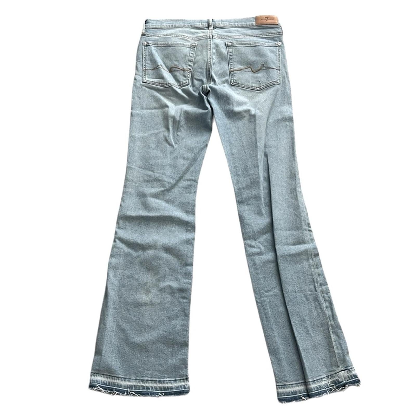 7 For All Mankind Original Mid Rise Bootcut Jeans in Wild Fleur Size 31 NEW $228