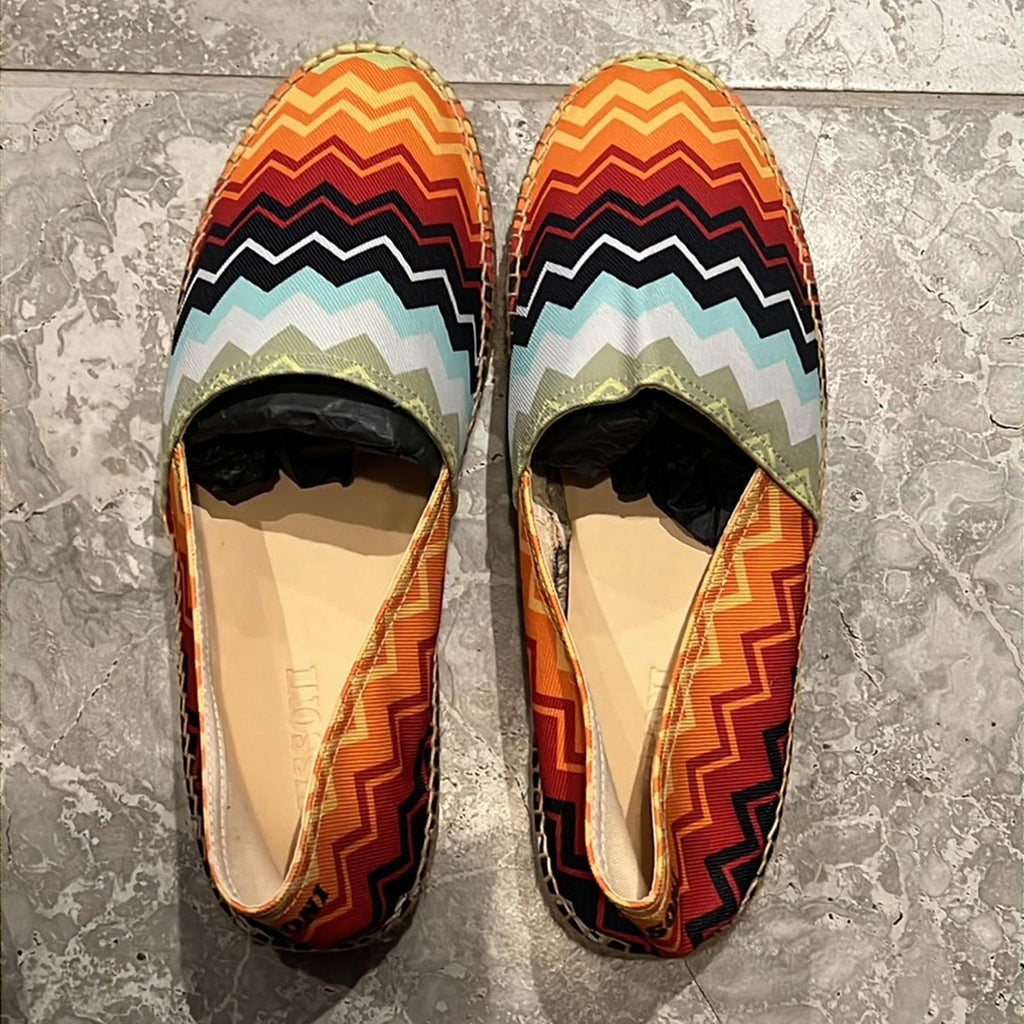 Missoni Men's Slip On Espadrilles, Size 44 New in Box